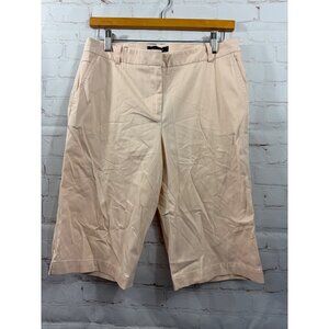 Talbots Bermuda Shorts Womens Size 4 Light Peach Color Casual Mom Style